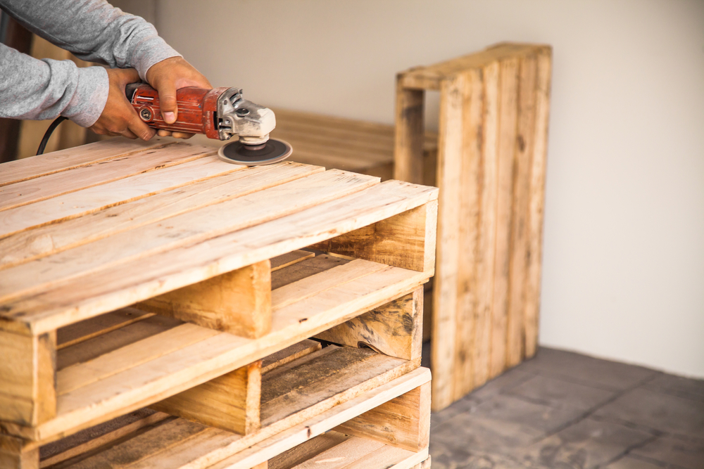 utiliser des palettes en bois construire meubles